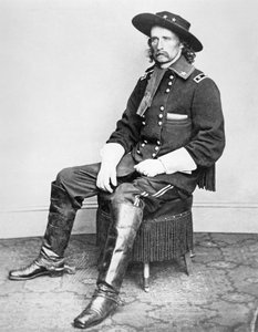 General George A. Custer (s/hvitt-bilde)