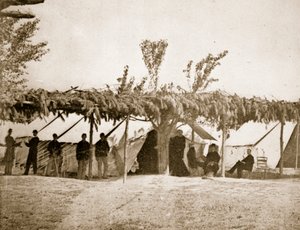 General Hospital, City Point, 1861-65 av Mathew B. Brady