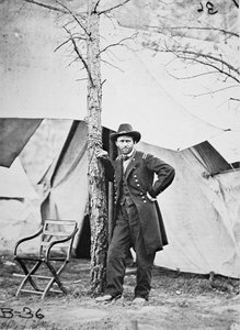 General Ulysses Simpson Grant i feltet ved Cold Harbor av Mathew Brady