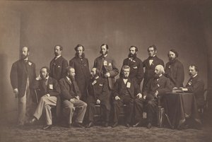 [Medlemmer av New York Sanitary Commission], ca. 1860. av Mathew Brady