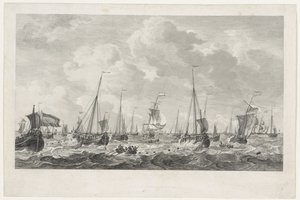 Sildefiske, 1781 av Mathias de Sallieth