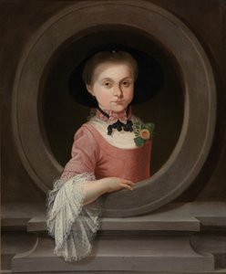 Portrett av en jente (olje på lerret) av Mathias de Visch