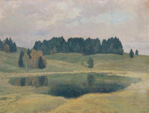 Abend am Mittenwaldsee av Mathilde Sitta Allé