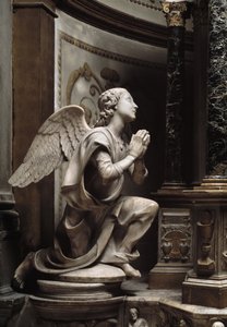 Angel in Adoration Marmorskulptur av Matteo Civitali (1436-1501) av Matteo Civitali