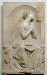 Tro, lettelse (marmor) av Matteo Civitali