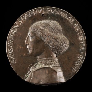 Sigismondo Pandolfo Malatesta, 1417-1468, Lord of Rimini og Fano [forside], 1446.