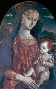 Madonna og barn, c1450-1495 av Matteo di Giovanni