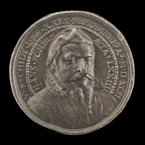 Hans Schel, 1518-1592, patricier av Nürnberg [forside], 1592. av Matthäus Carl