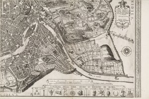 Kart over Roma. Nedre høyre del