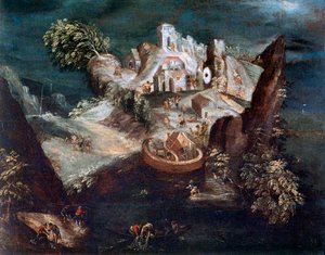 Antropomorfisk landskap, c1613-1650
