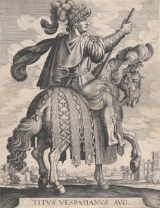 Plate 10: Keiser Titus til hest, fra 