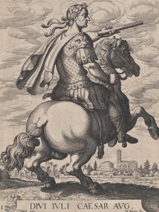 Plate 1: Keiser Julius Cæsar til hest, fra 