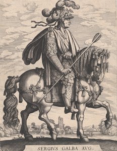 Plate 7: Keiser Galba til hest, fra 