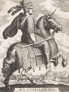 Plate 9: Keiser Vitellius til hest, fra 
