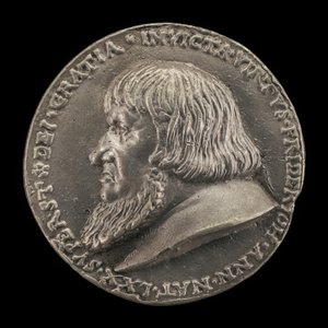 Fredrik den eldre, 1460-1536, markgreve av Brandenburg-Ansbach 1486 [forside], 1528.