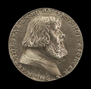 Hieronymus Holzschuher, 1469-1529, patricier av Nürnberg [forside], 1529. av Matthes Gebel