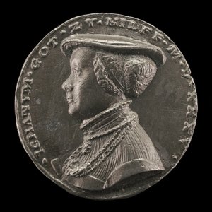 Magdalena Rummel, hustru til Lorenz Staiber 1509 [revers], 1535.