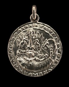 Skjold, Cuirass, Casque og Crest [revers], 1541.