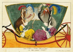 De vis-a-vis todelte, eller damehuset, 1776.