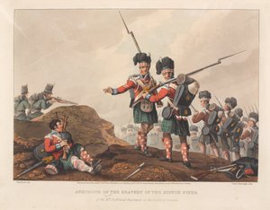 "Anekdote om tapperheten til den skotske piperen fra det 71. høylandsregimentet, i slaget ved Vimiero"