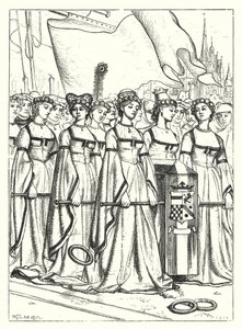 The Dead Bride (gravering)