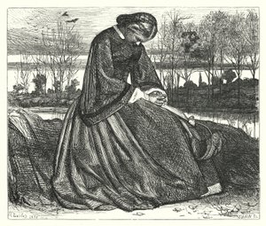 Vraket utenfor Calais (gravering) av Matthew James (attr. to) Lawless