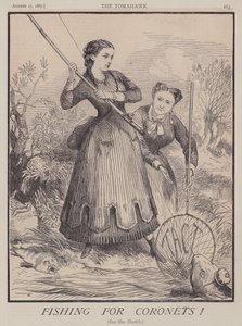 Fiske etter koronetter! (farge litho) av Matthew