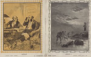 Gull og jern! A Legend for the City (farge litho) av Matthew