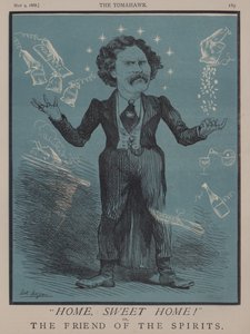 Hjem kjære hjem! eller Åndenes venn (farge litho) av Matthew