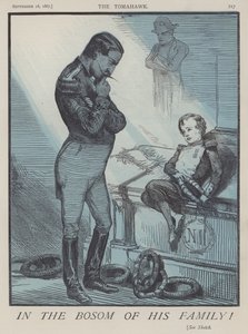 I hans families bryst! (farge litho) av Matthew
