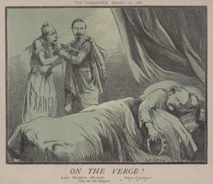 På randen! (farge litho) av Matthew