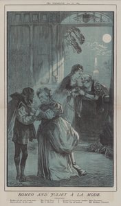 Romeo og Julie A La Mode (farge litho) av Matthew