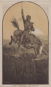Imperiet er krig! (farge litho) av Matthew