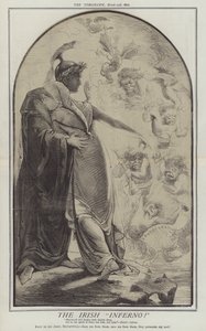 Det irske infernoet! (farge litho) av Matthew
