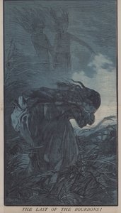 Den siste av bourbonene! (farge litho) av Matthew