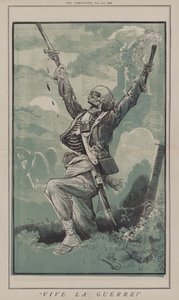 Lenge leve krigen! (farge litho) av Matthew