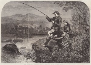 Laksefiske i høylandet av Matthew Somerville Morgan