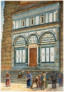 Badia of Fiesole, Firenze, Italia av Matthew Thomas Rooke