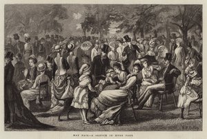 May Fair, en skisse i Hyde Park