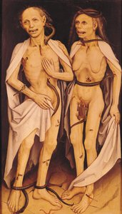 The Dead Lovers (olje på panel)