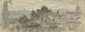 Utsikt over Lausanne II av Matthijs Maris