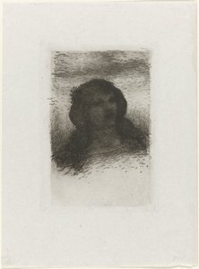 Hodet til en jente av Matthijs Maris
