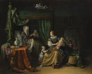 Den nyfødte babyen, 1675.