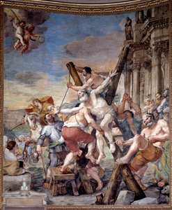 Martyrium of St Andrew (fresco av Mattia Preti