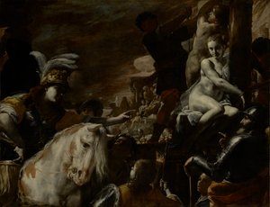 Clorinda redde Sofronia og Olindo av Mattia Preti