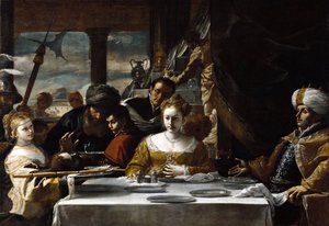 Herodes#39; fest av Mattia Preti