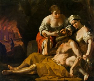 Lot og hans døtre, ca 1675-1680.