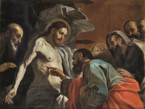 The Incredulity of Saint Thomas, ca 1675.