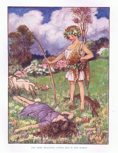Den vakreste lille gutten i verden, illustrasjon fra Lady And Fairy Tales, 1914