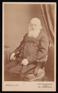 Portrett av John Gould 1804-1881, før 1875.